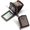 11/16 Slots PU Leather Card Holder with Buckle Small Card Bag Fashion Men's Zipper Wallet  Male