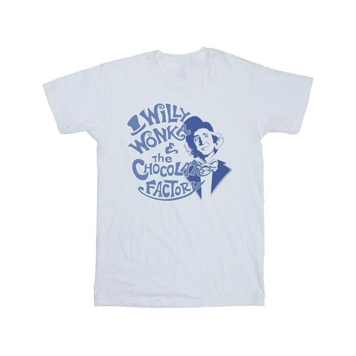 Willy Wonka & The Chocolate Factory Boys Logo Cotton T-Shirt
