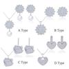Ювелирные изделия для вечеринок CMM, серебряный цвет, различные цвета на выбор, комплект серег с подвеской и ожерелья
