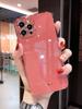 Применимо к чехлу для мобильного телефона iPhone17 однотонный гальванический 6D Apple 16 прямой край мягкий чехол 15proMax противоударный защитный чехол
