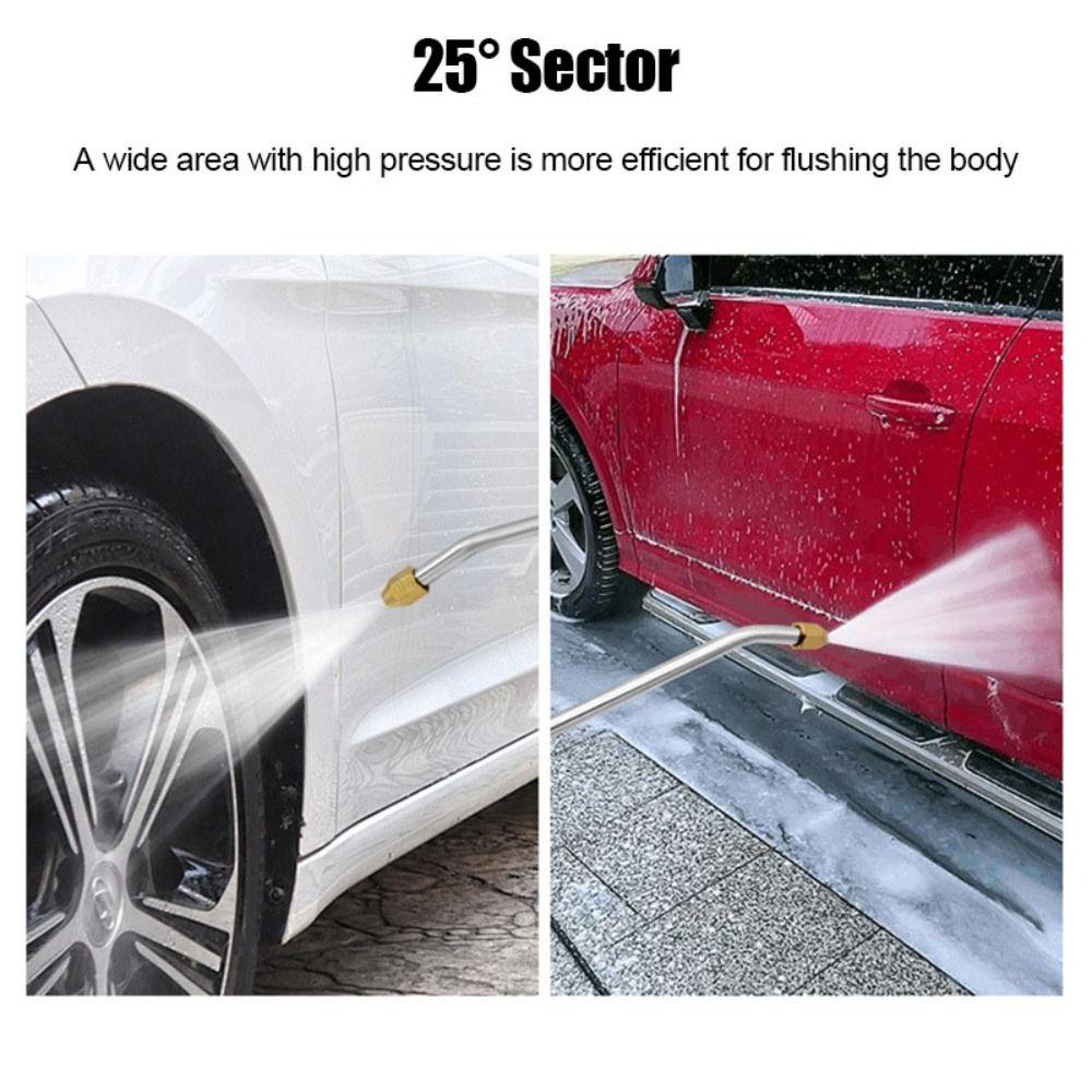 Многоугольная насадка для мойки высокого давления, вращающаяся на 360 °, удлинитель для мойки автомобиля, водяная щетка