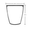 For BMW 5 Series F10 F18 2011-2017 GT5 F07 Accessories Carbon Fiber Interior Car Dashboard Center Horn Trim Cover Frame Stickers