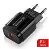Быстрая USB зарядка 18 Вт Quick Charge Адаптер питания для мобильного телефона для iPhone Samsung Xiaomi Портативный EU/US вилка Зарядное устройство для быстрой зарядки