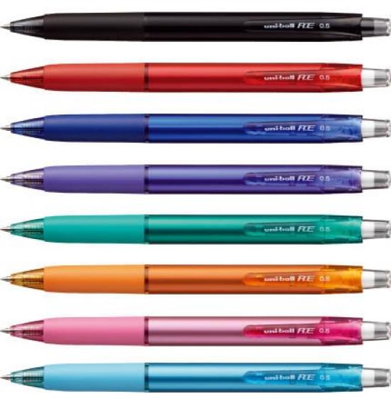 uni-ball RE Erasable Gel Ink Ballpoint Pen 8-Color Set 0.5mm