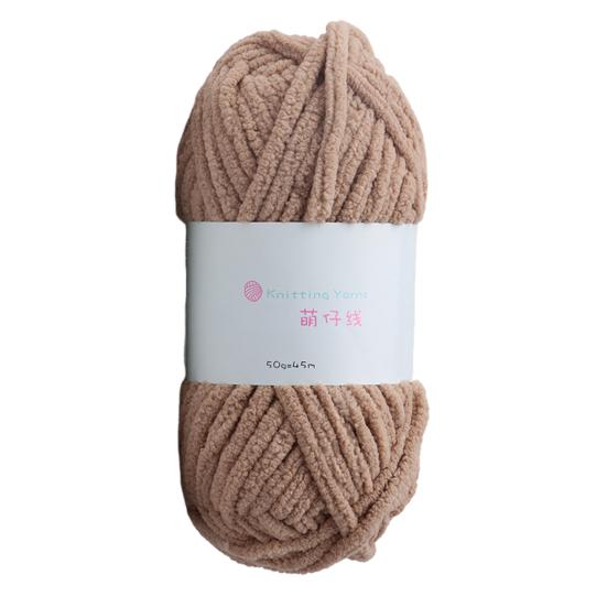 Мягкая пушистая пряжа из синели, мягкая не выцветающая ручная работа, многоцелевое одеяло, вязание крючком, объемная пряжа