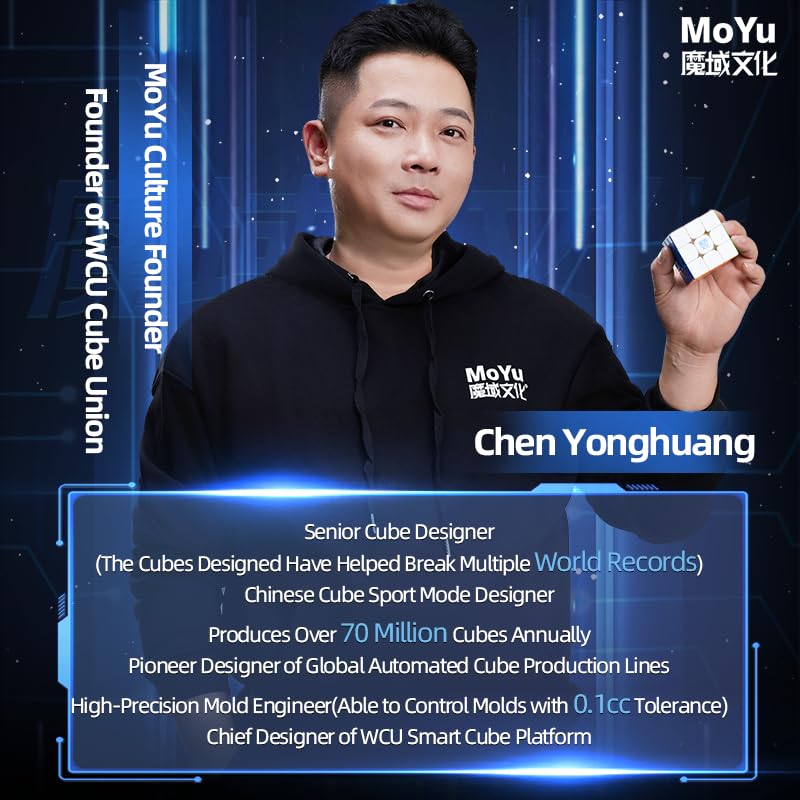 Кубик MoYu AoFu V5 7x7 Магнитный однослойный кубик [Оригинал], Пазл AoFu V5 из 144 частей с магнитами, 7x7x7 Магнитный однослойный, Без наклеек, Скоростной