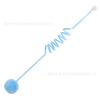 Funny Fluffy Cat Stick Spring Rope Ball Plush Retractable Interactive Teaser Hanging Training Cats Supplies Pet Toy