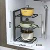 Регулируемая полка для кастрюль, органайзер, шкаф для хранения, кухонный органайзер, стойка для крышки кастрюли, держатели для посуды, домашнее хранение, кухонные аксессуары