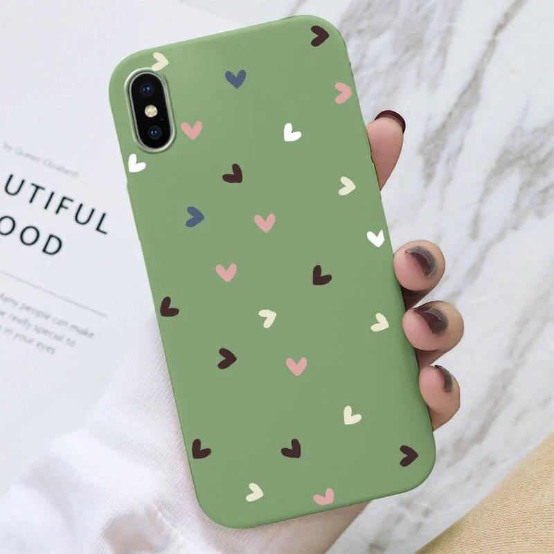 Мягкий милый телефон для Iphone 14 Pro 13 XS 7 XR 8 Max Mini 6s 12 11 Plus 6 X прямой силиконовый мягкий чехол из ТПУ