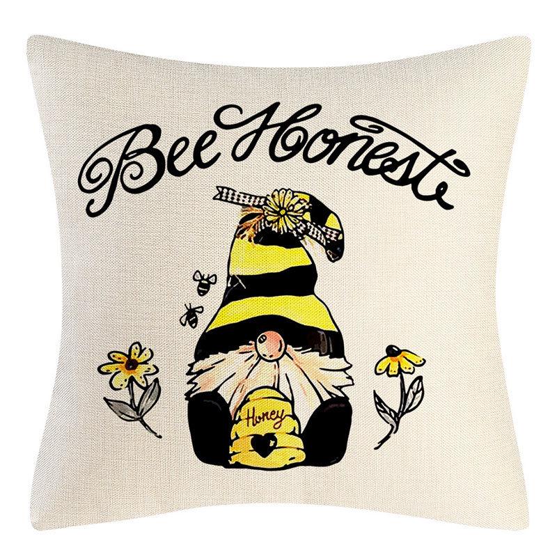 Pillow Cover Nordic Ins Pillow Summer Yellow Lemon Square Print Pillow Cover Cushion