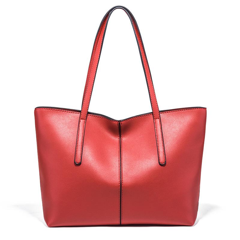 2022 Новая женская сумка-тоут из ПУ большой вместимости