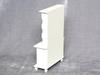 Moin Moin Miniature Furniture Dollhouse Shelf Width 9 X Height 16 X Depth 4cm White White Cupboard Wood Cupboard Dining Kitchen Doll Doll Retro