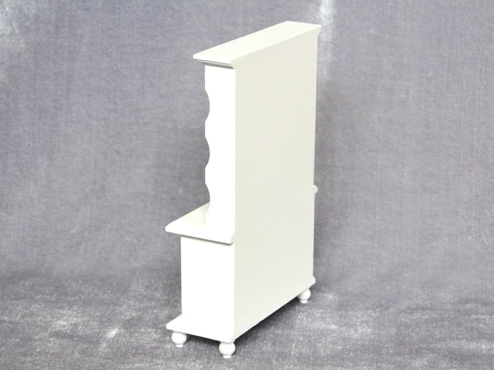 Moin Moin Miniature Furniture Dollhouse Shelf Width 9 X Height 16 X Depth 4cm White White Cupboard Wood Cupboard Dining Kitchen Doll Doll Retro