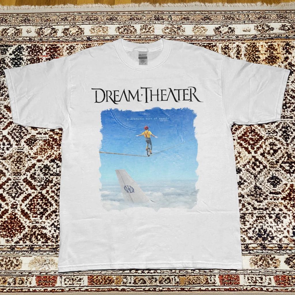 Dream Theater Альбом A Dramatic Turn of Events Унисекс Белая Футболка, Размер S-