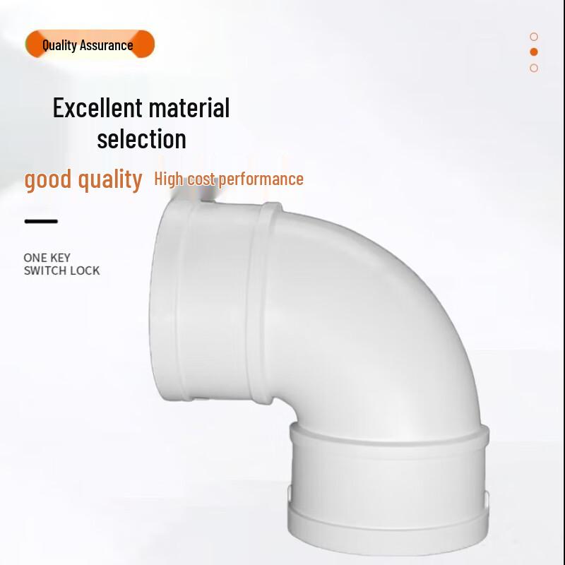 PVC 90-Degree Elbow Pipe Fitting
