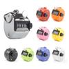 Handheld 4 Digital Tally Counter Mechanical Manual Palm Clicker Number Count Assorted 8 Color Tally Counter Number Count