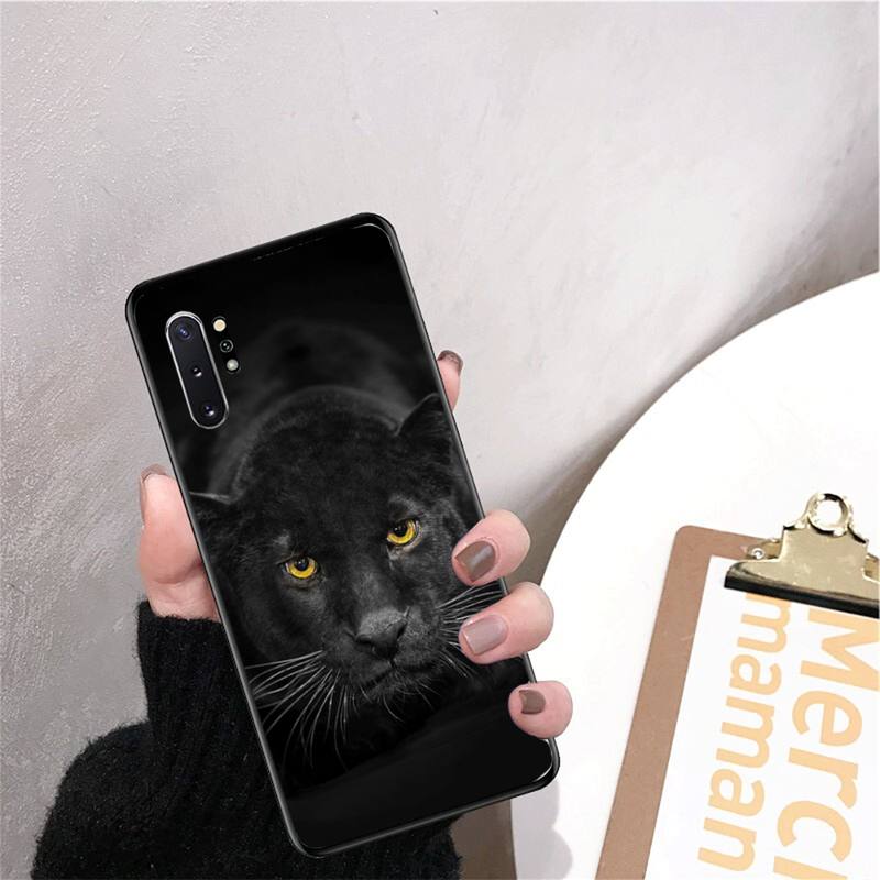 Чехол для телефона с изображением пантеры в виде животного для Samsung Note 7 8 9 20 Note 10 Pro lite 20ultra M20 M10