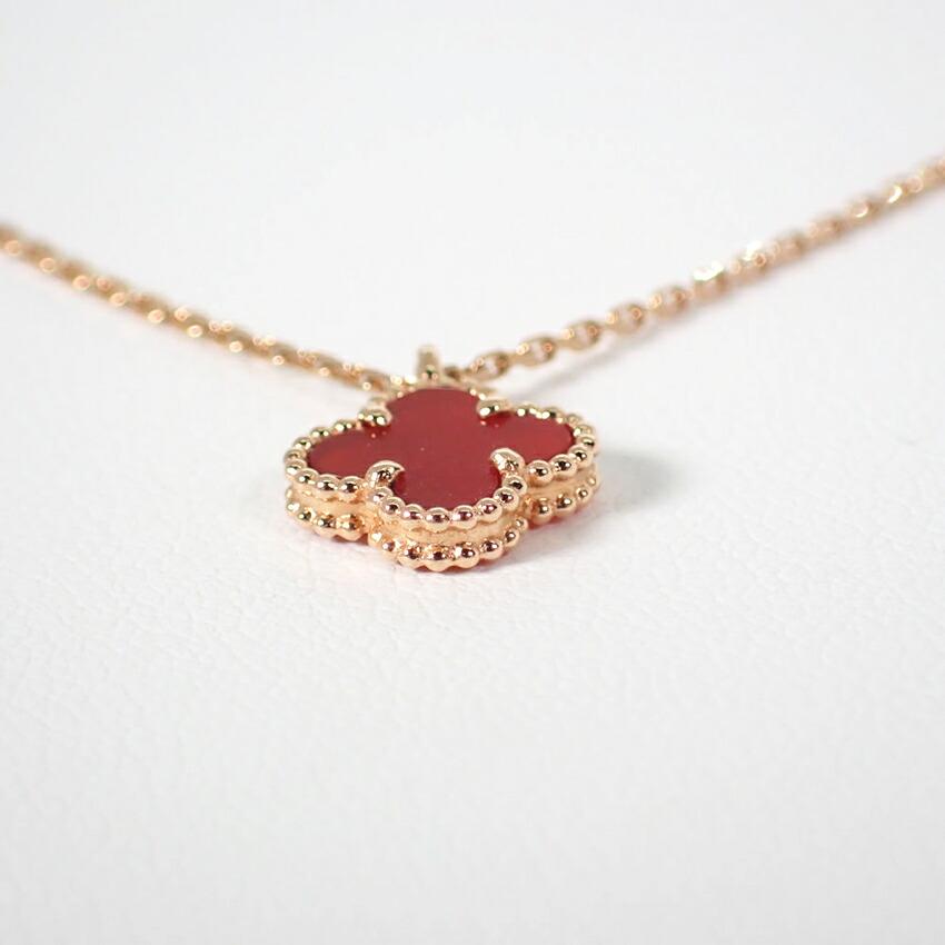 [Б/у] VanCleef & Arpels/VanCleef & Arpels 750RG Sweet Alhambra Carnelian Ожерелье/g445-32