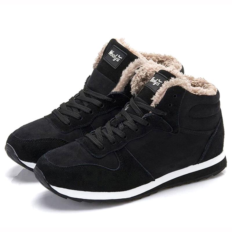 Мужские ботинки, теплая зимняя обувь на меху, мужские зимние ботинки, ботильоны на шнуровке, мужская зимняя обувь, кроссовки