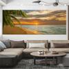 Natural Tropical Sea Beach Canvas Painting Palm Tree Seascape Posters And Prints Wall Art Pictures Living Room Home Decoration