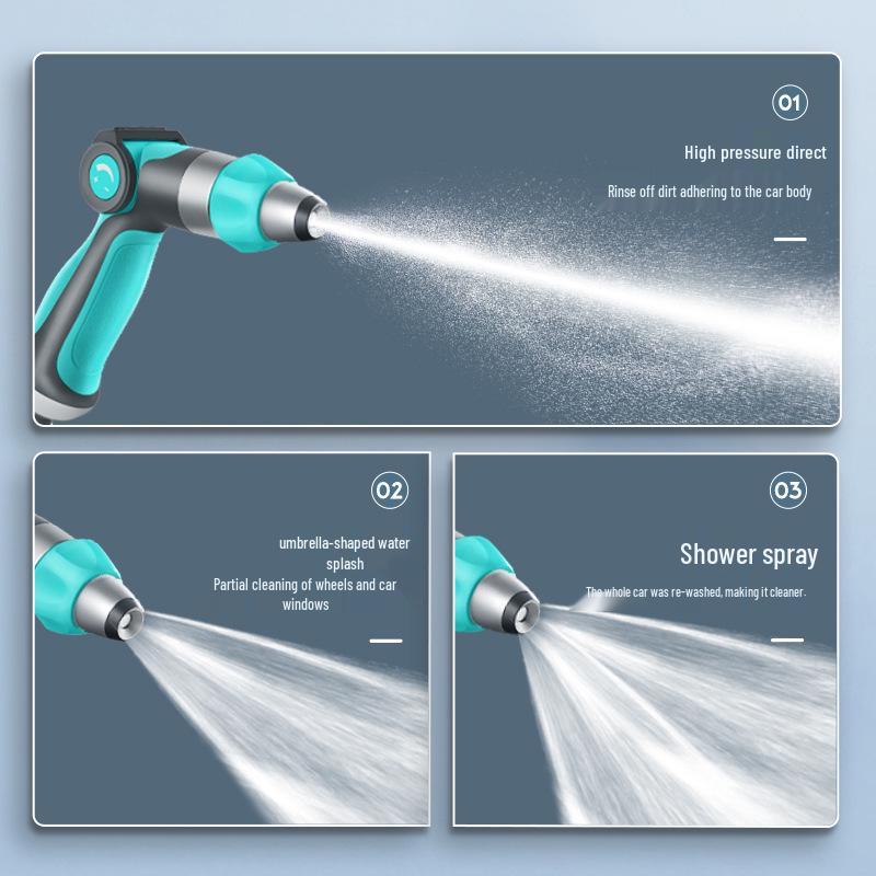High-Pressure Water Gun: Garden Sprinkler & Floor Cleaner with Telescopic Hose