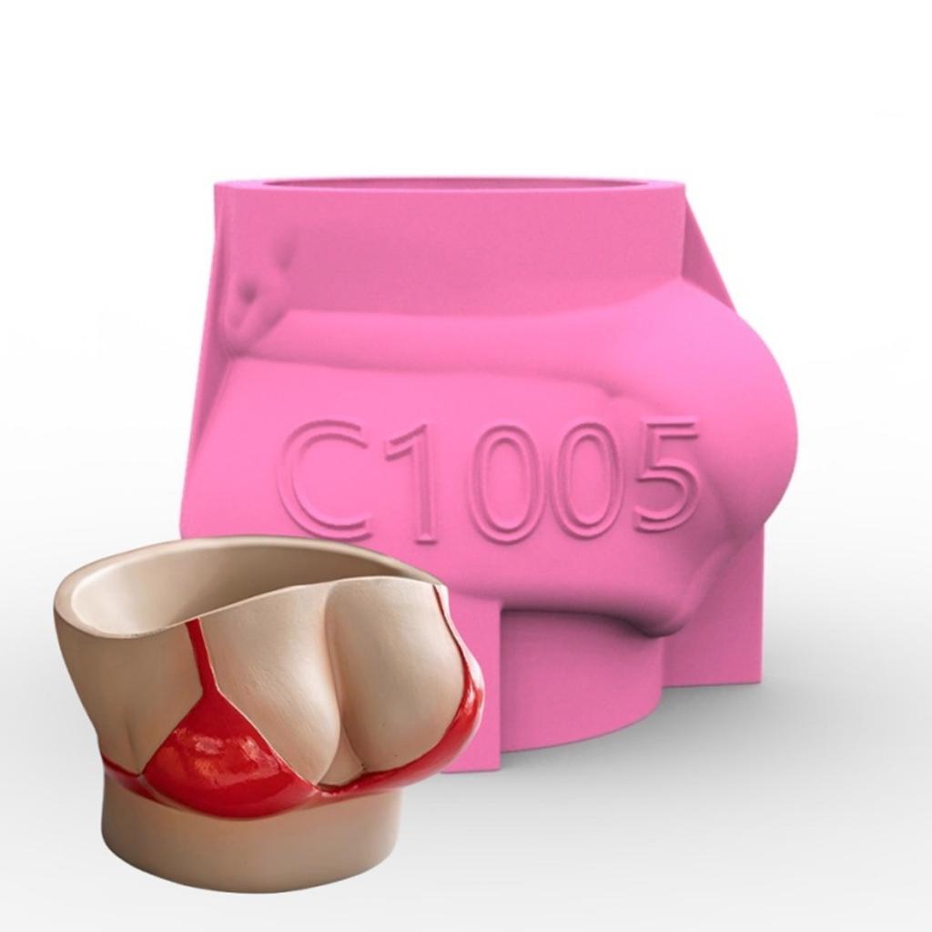 Silicone Mold For Concrete Flower Pots Succulent Planter Vase Cement Polymer Clay Resin Crafting DIY Art Projects