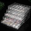 Acrylic Jewelry Storage Box Holder Organizer False Nail Case
