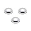 Набор из 3 штук, алюминиевая круглая головка для переключателя Effector Switch Hat от Japanese Silver KES [Designed Company] ESH-R