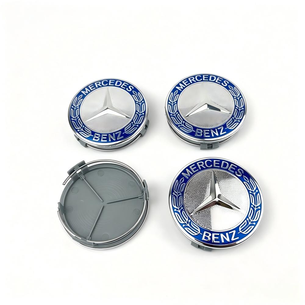 4pcs 75mm Car Wheel Center Logo Hub Cap For Mercedes Benz W211 W205 W213 W203 C218 A207 CLA CLS E CLS E Class Accessorie CN1