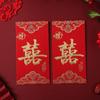 6PCS Red Money Pocket Chinese Style Red Pocket Traditional Chinese Red Envelope  Wedding