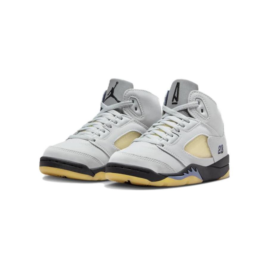 Детские кроссовки A Ma Maniére x Air Jordan 5 Retro TD Dawn Grey Photon-Dust Black FZ3357-004