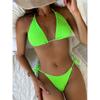 Micro Bikinis Sexy Women Swimsuit Swimwear Female Solid Bandage Thong Brazilian Bather Bikini Set Biquini Beachwear