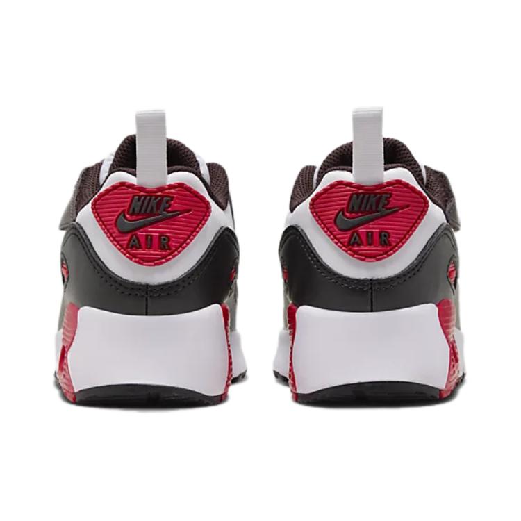 Nike Air Max 90 EasyOn PS Burgundy Crush University Red Kids Sneakers Black White HF6357-600