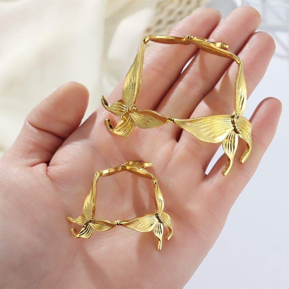 Exquisite Butterfly Display Base Holder Metal DIY Crystal Ball Display Stand Sphere Support Home Decoration Photography Props