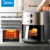 Midea Мультипечь (аэрофритюрница) 6,5 л с двойным нагревом и паром, смотровое окно, вилка CN (адаптер в комплекте)