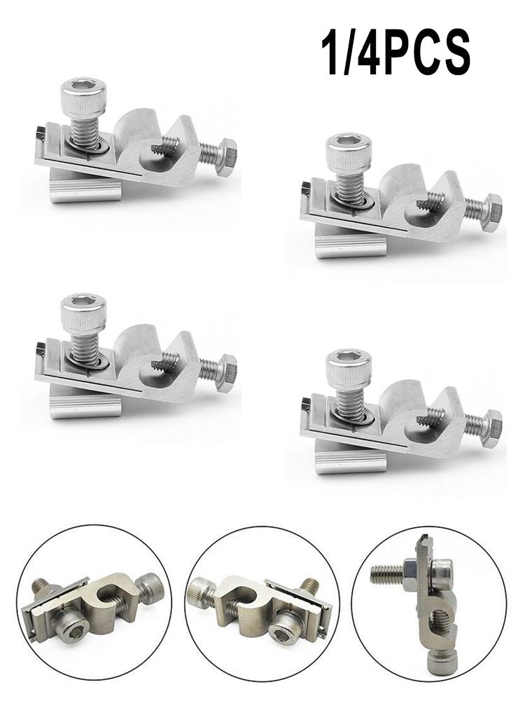 Монтажный кронштейн для солнечной панели, крепежные зажимы, заземляющие наконечники, крепежные элементы, фотоэлектрическая поддержка для солнечной системы, монтажные детали