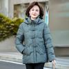 Middle-aged and Elderly Women's Winter Cotton-padded Coat Plus Velvet and Thickened Large Size Elderly Winter Cotton Clothes