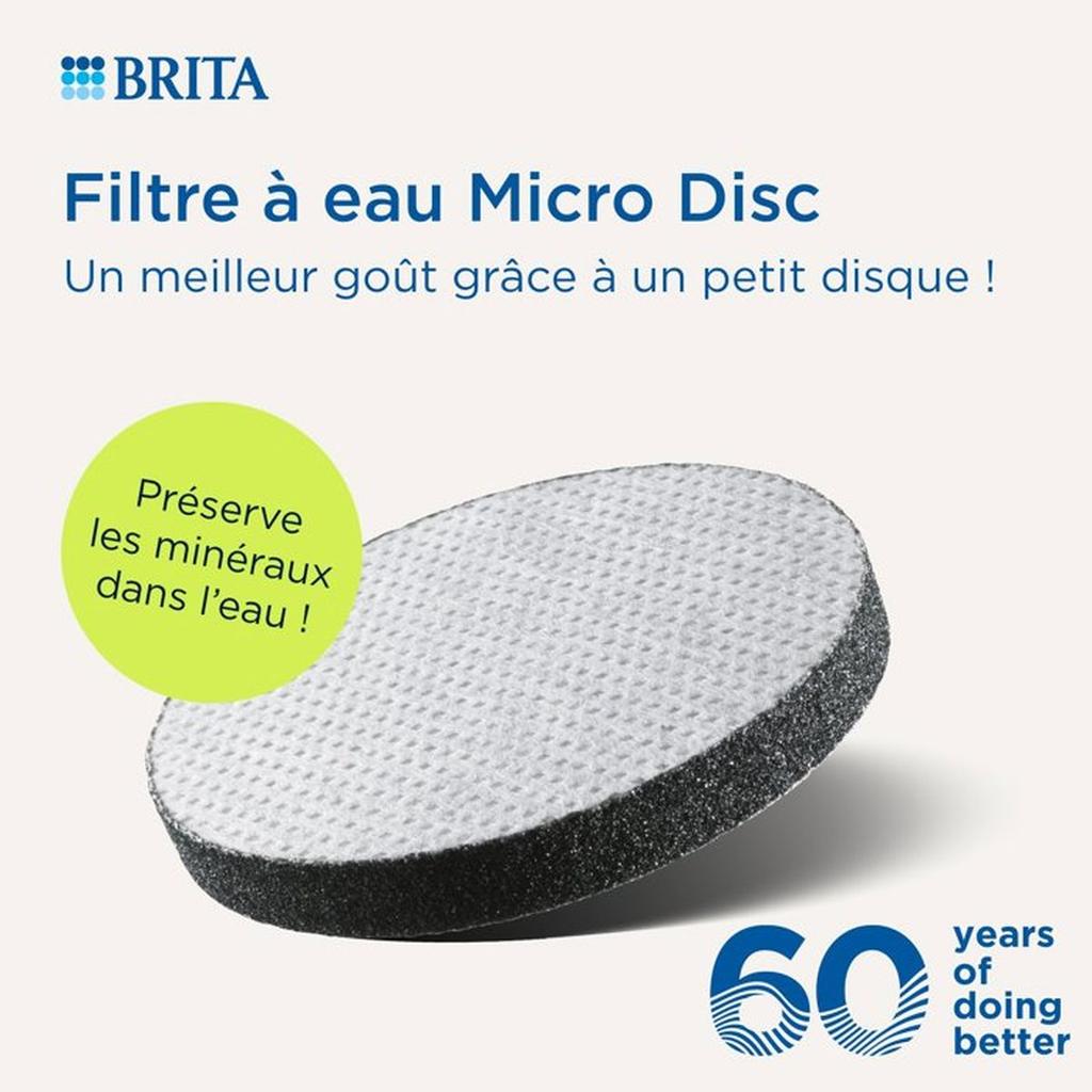 Cartouche filtre à eau BRITA - Pack de 3 filtres MicroDisc