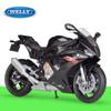 Welly 1/12 Scale BMW 2021 S1000RR White Die Cast Vehicles Collectible Hobbies Motorcycle Model Toys