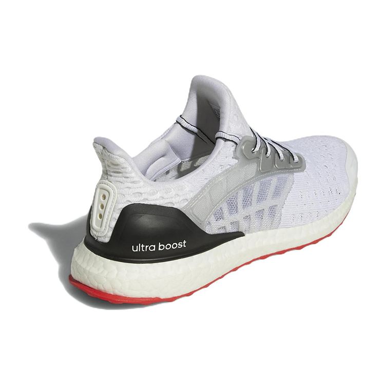 adidas UltraBoost Climacool 2 DNA White Vivid Red Мужские кроссовки Cloud-White Core-Black GY5373