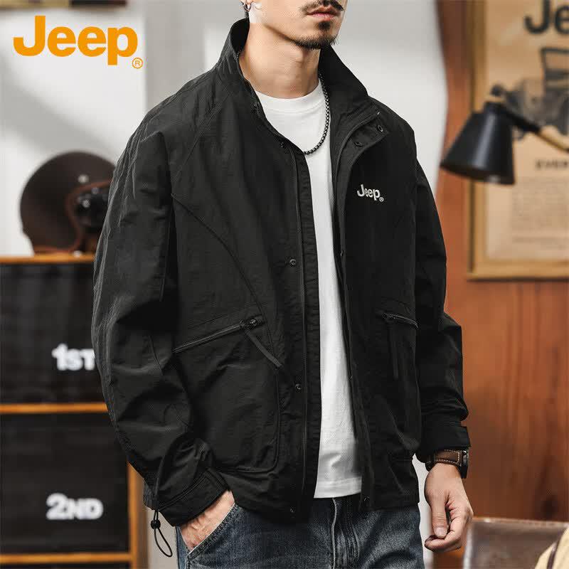 Jeep Мужская повседневная куртка для работы на открытом воздухе