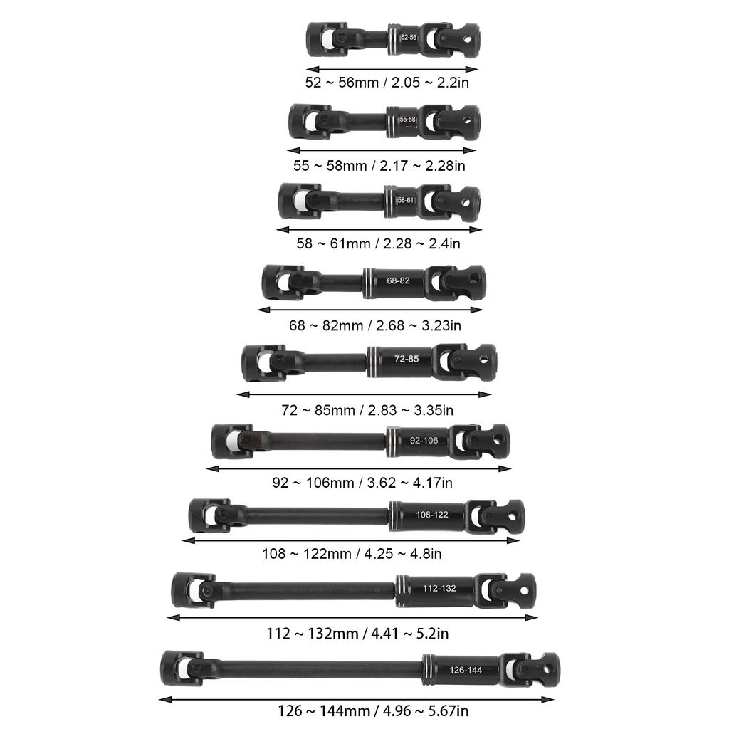 RC Car Crawler Drive Shaft RC Drive Shaft for SCX10 1/10 Remote Control Car Crawler Metal Parts Accessories