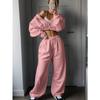 Autumn and Winter Women's Fashion Long Sleeve Sports and Leisure Hoodie Set Two Piece Set