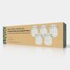 Set de 5 bocaux pour batch cooking - LIVOO - MEN400 - 750 ml - Verre borosciliate - Fermeture métallique