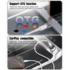 Металлический USB-адаптер на Type C OTG Простая установка Plug and Play Для мобильных устройств и ПК Быстрая передача файлов 480 Мбит/с