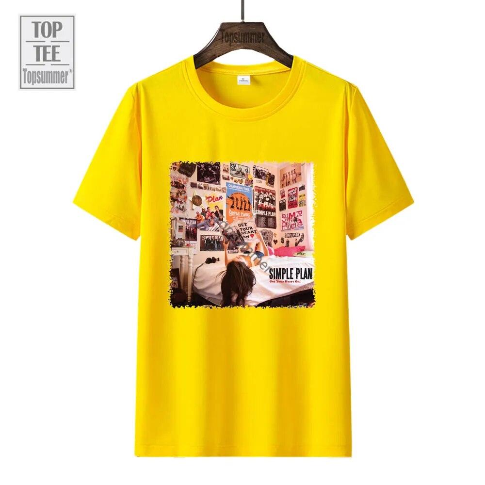 Включите свое сердце! Футболка «Альбом», простой план, футболка для подростков, летние модные футболки большого размера для мальчиков и девочек, футболки с графическим принтом