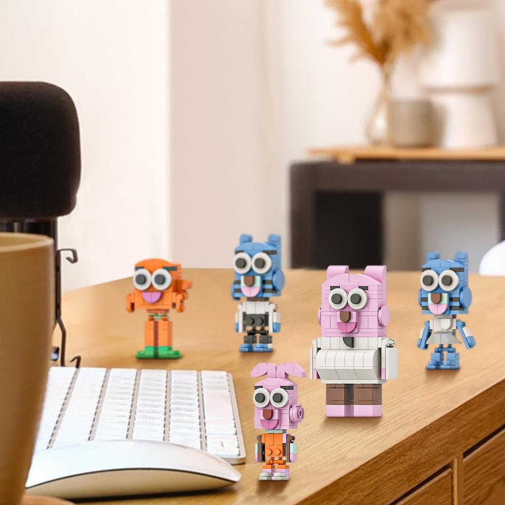 Building Cartoon Comedy Action Characters Bricks Toys Gift For Kids