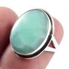 Natural Chrysoprase Gemstone Handmade 925 Sterling Silver Jewelry Ring S.6 j6L32