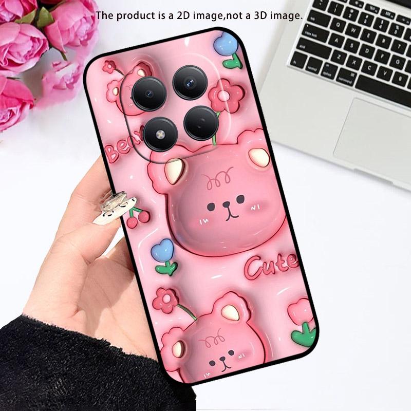 Чехол для телефона для Xiaomi Redmi Note 15 Note15 Pro Plus Pro+ 5G Ударопрочный бампер Мягкая ТПУ крышка Coque Note15Pro Силиконовые Fundas