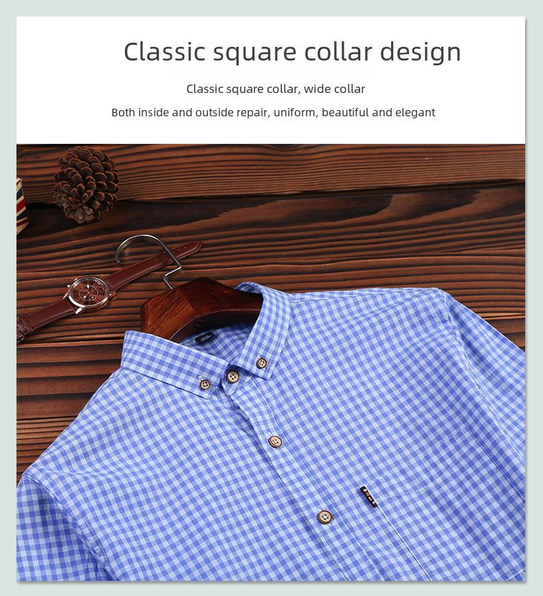 Мужская хлопковая клетчатая куртка-рубашка с длинным рукавом Dongyu в повседневном стиле